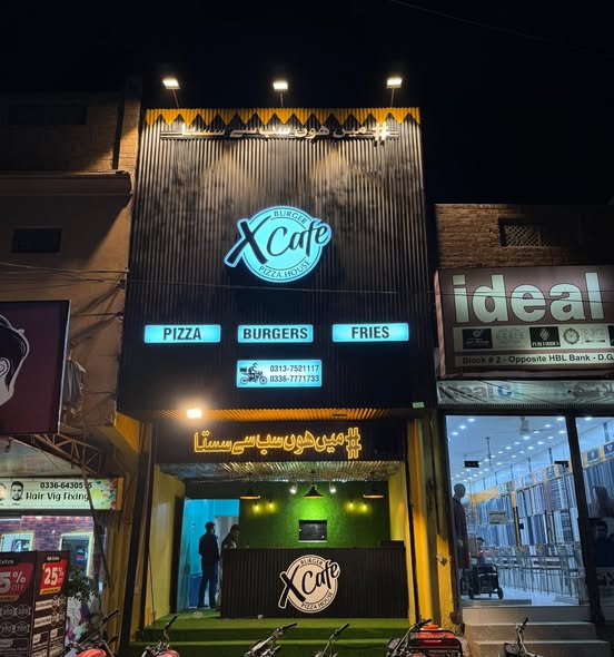 X Cafe Burger & Pizza House DG Khan