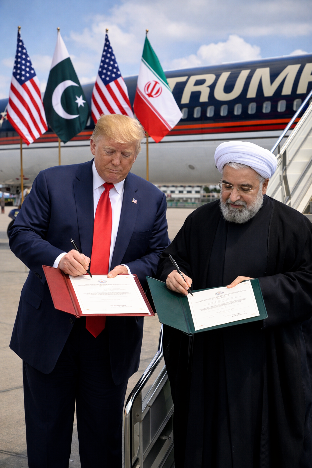 Trump is coming to Pakistan with His team for signing an agreement